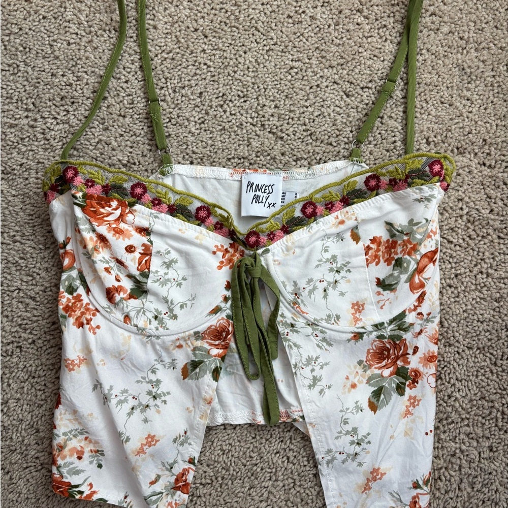 Princess Polly Floral Embroidered Top